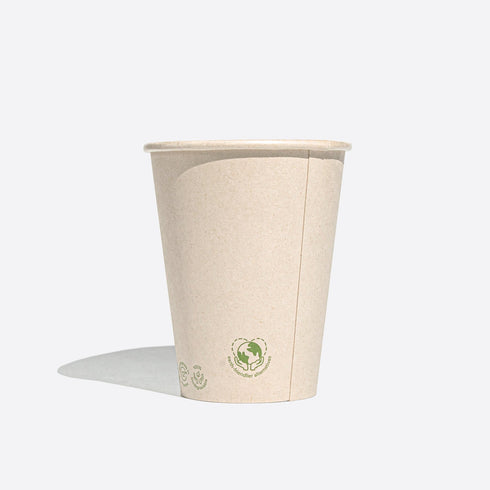 12oz Beverage Cup + Sip Hole Lid (50 pieces per pack)