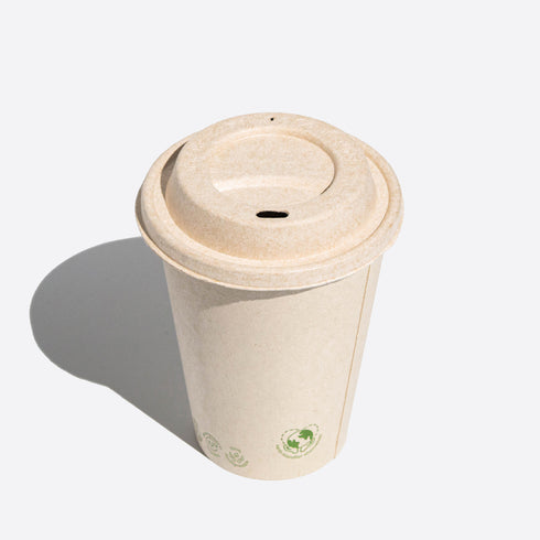 12oz Beverage Cup + Sip Hole Lid (50 pieces per pack)