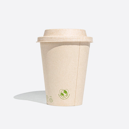 12oz Beverage Cup + Sip Hole Lid (50 pieces per pack)