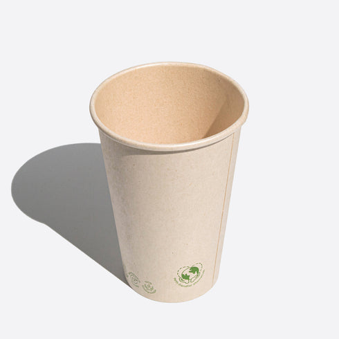 16oz Beverage Cup + Straw Lid (50 pieces per pack)