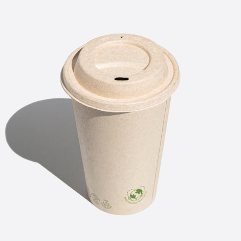 16oz Beverage Cup + Sip Hole Lid (50 pieces per pack)