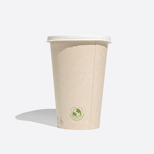 16oz Beverage Cup + Straw Lid (50 pieces per pack)