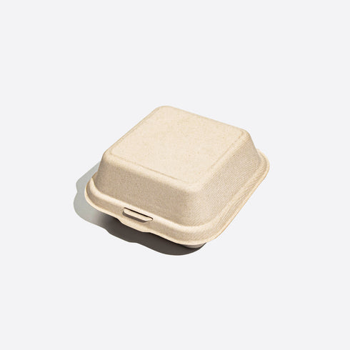 6"x 6" Clamshell Container (50 pieces per pack)