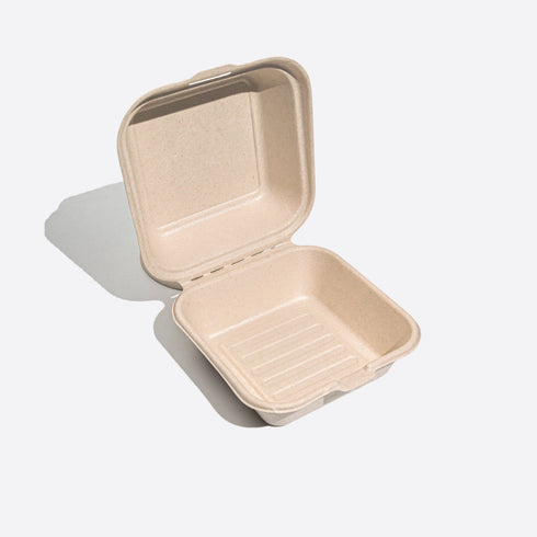 6"x 6" Clamshell Container (50 pieces per pack)