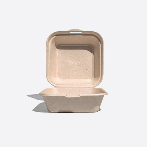 6"x 6" Clamshell Container (50 pieces per pack)