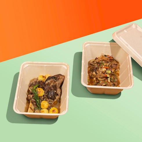 Rectangular Lid 750ml (50 pieces per pack)