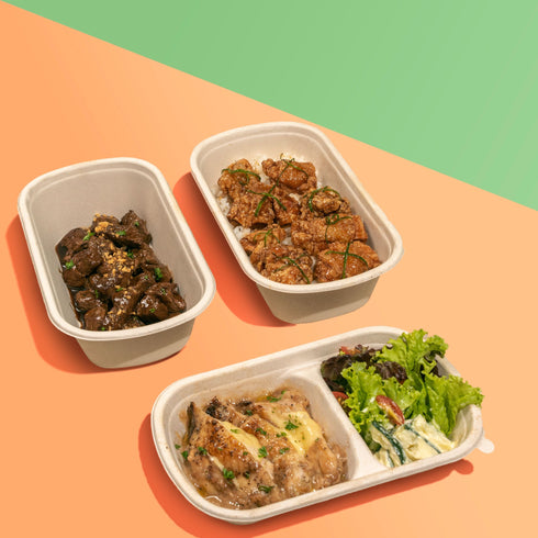 1000ml Oval Container (50 pieces per pack)